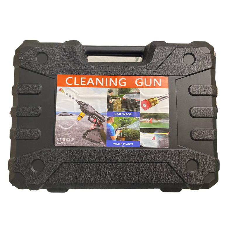 کارواش شارژی مدل cleaning gun دو باطری