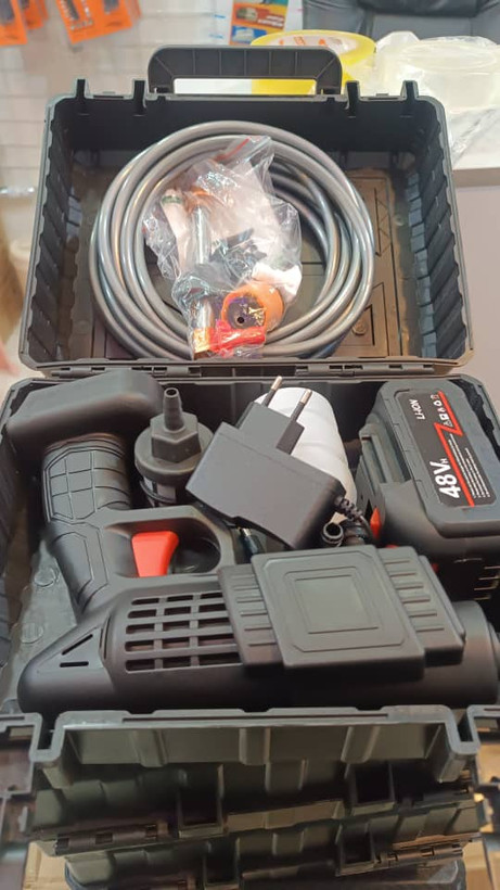 کارواش شارژی مدل cleaning gun دو باطری